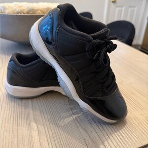 Jordan Nike Black and White Sneakers